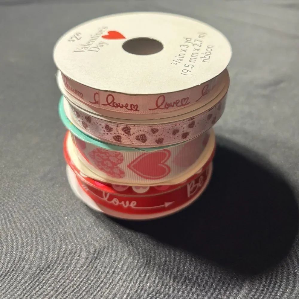 ❤️🥰❤️ NEW Valentine’s Day DIY Craft Ribbons NWT